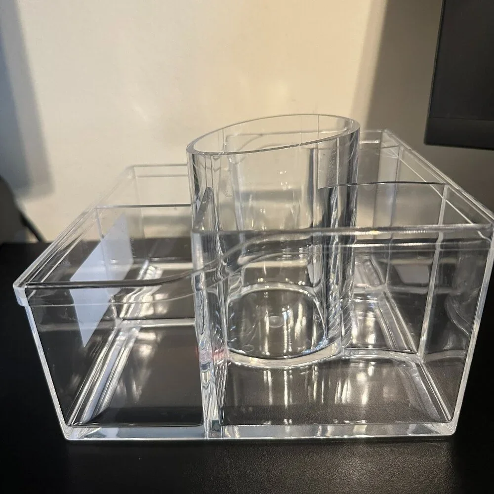 “The Heiress” Multi-Purpose Organizer – Clear Acrylic Storage Bin